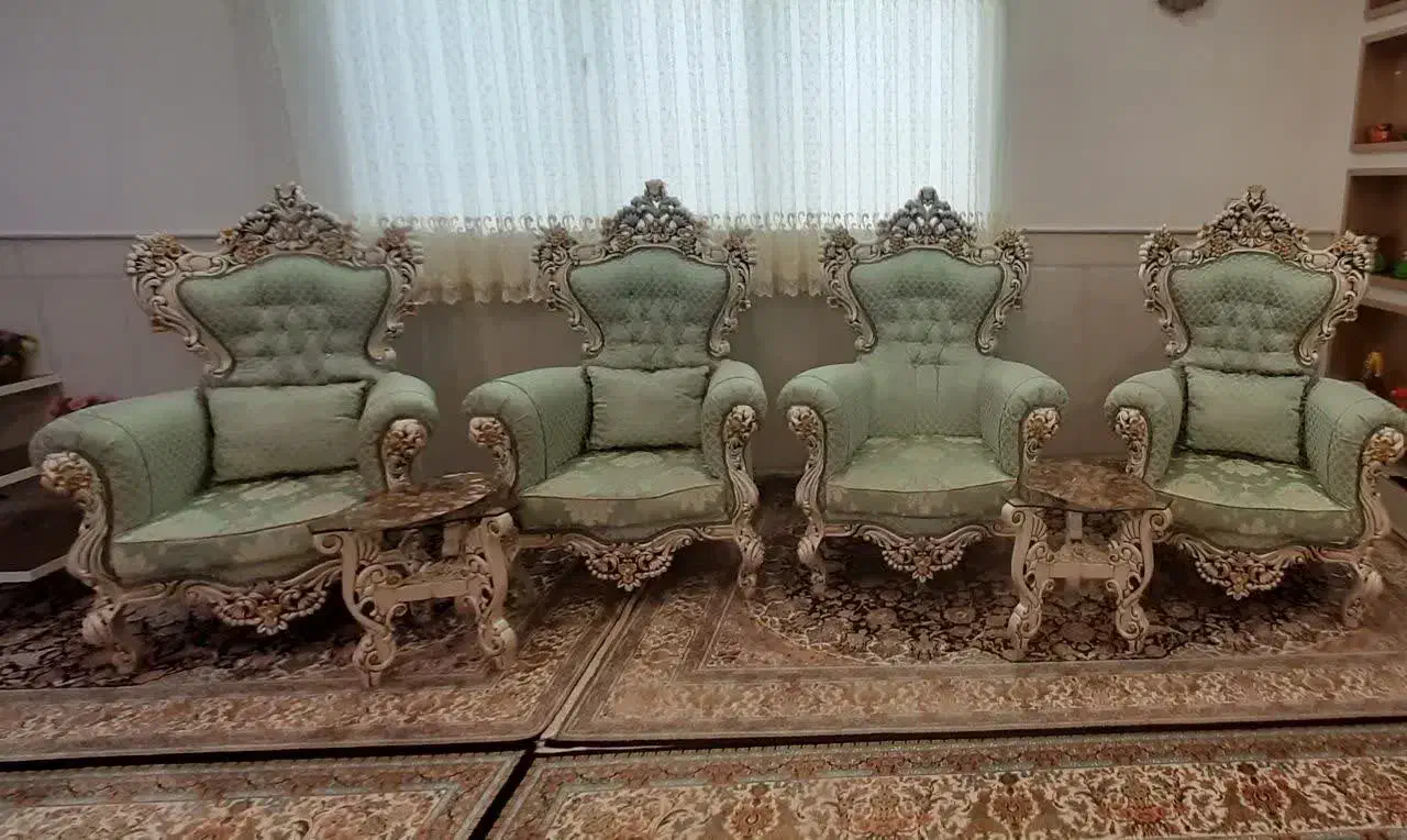 مبل سلطنتی|مبلمان خانگی و میز عسلی|قم, شهرک امام حسین|دیوار