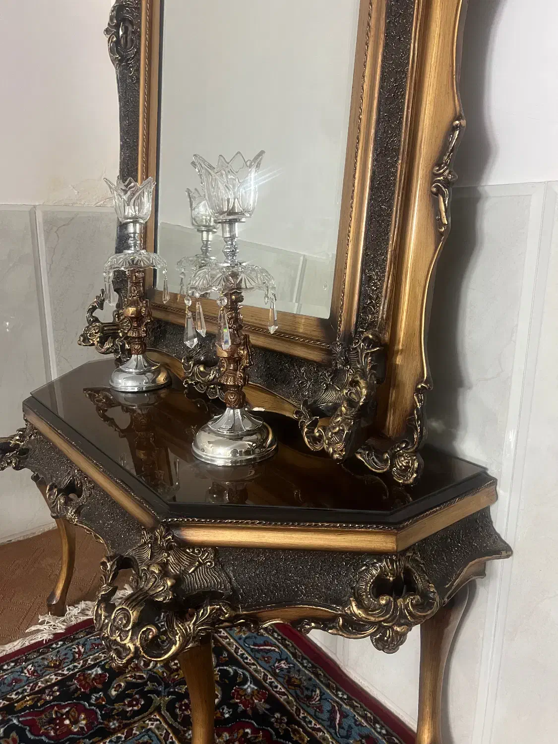 اینه وشمعدون|آینه|گناباد, |دیوار