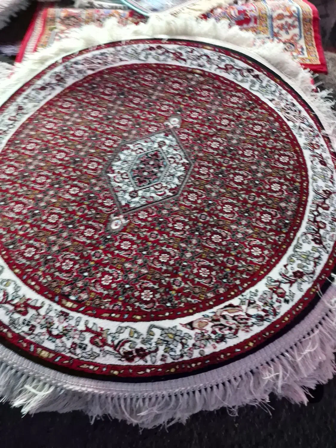 گرد و روپله ای ریز ماهی|فرش|زنجان, |دیوار