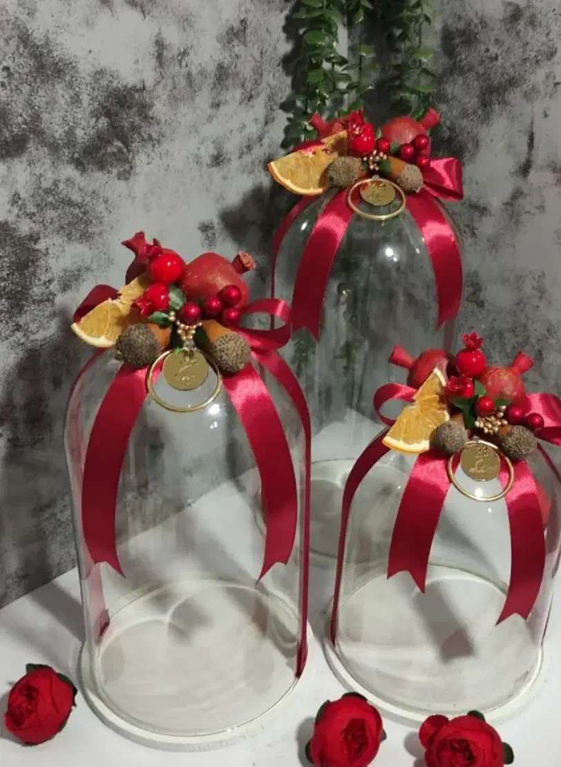 ست سه تایی ظرف یلدا شیشه ای|ظروف سرو و پذیرایی|تهران, بازار|دیوار