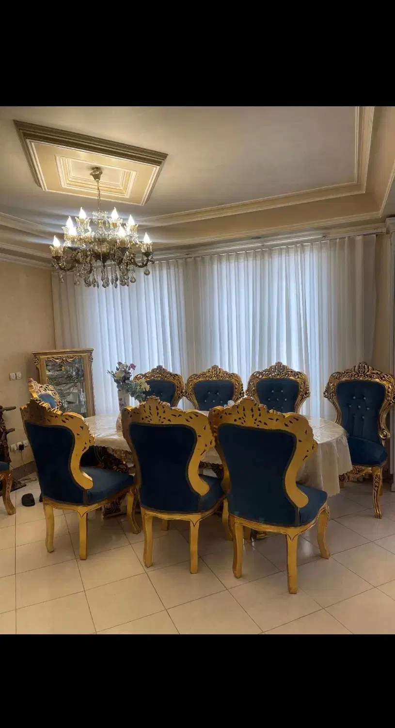 مبل ورق طلا سلطنتی|مبلمان خانگی و میز عسلی|اراک, |دیوار