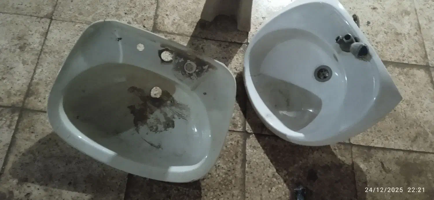 فروش دو عدد سنگ روشویی|لوازم سرویس بهداشتی|کارون, |دیوار