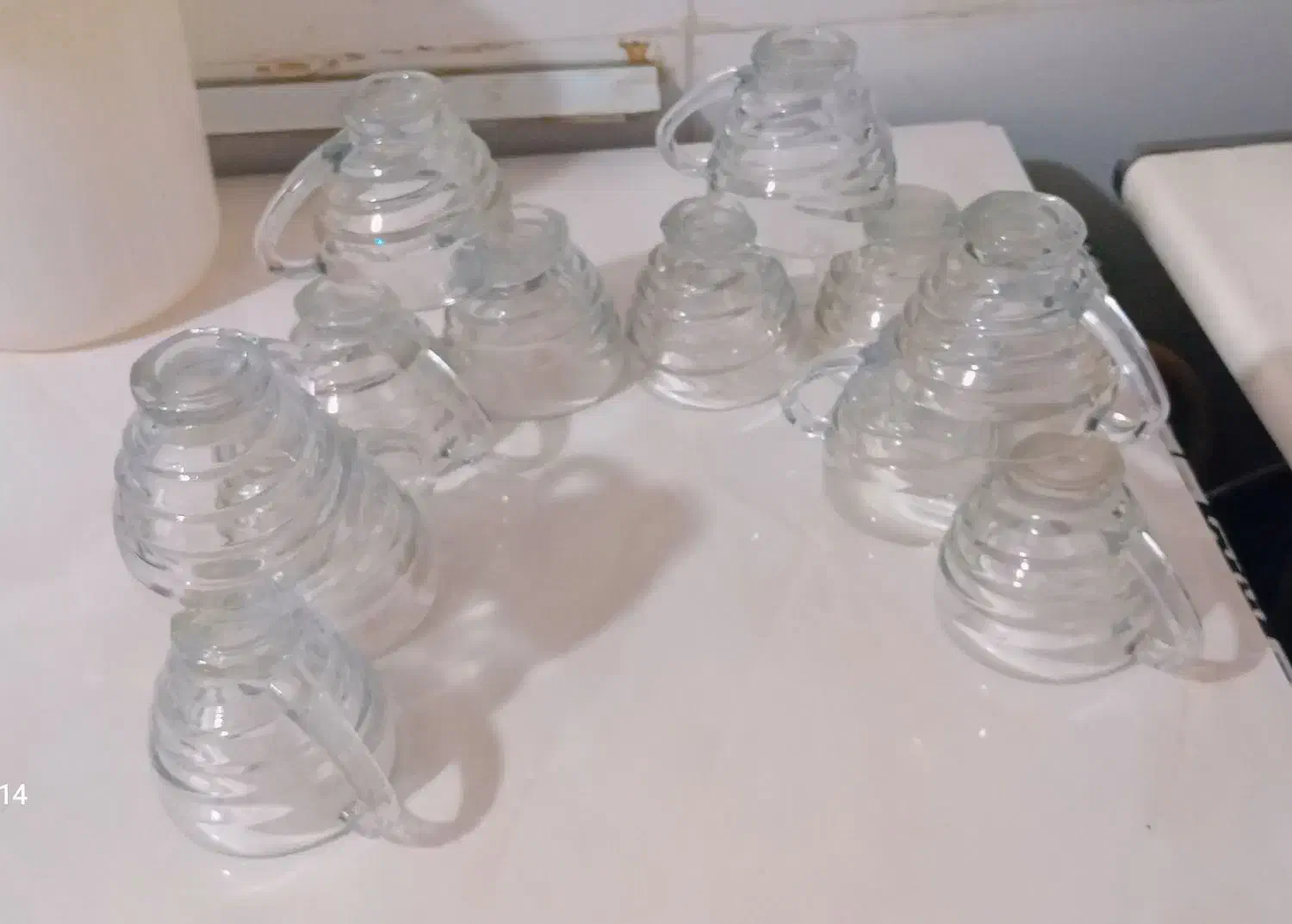 سلام، استکان چای خوری سالم ۱۲ عدد|ظروف سرو و پذیرایی|رباطکریم, شترخوار|دیوار