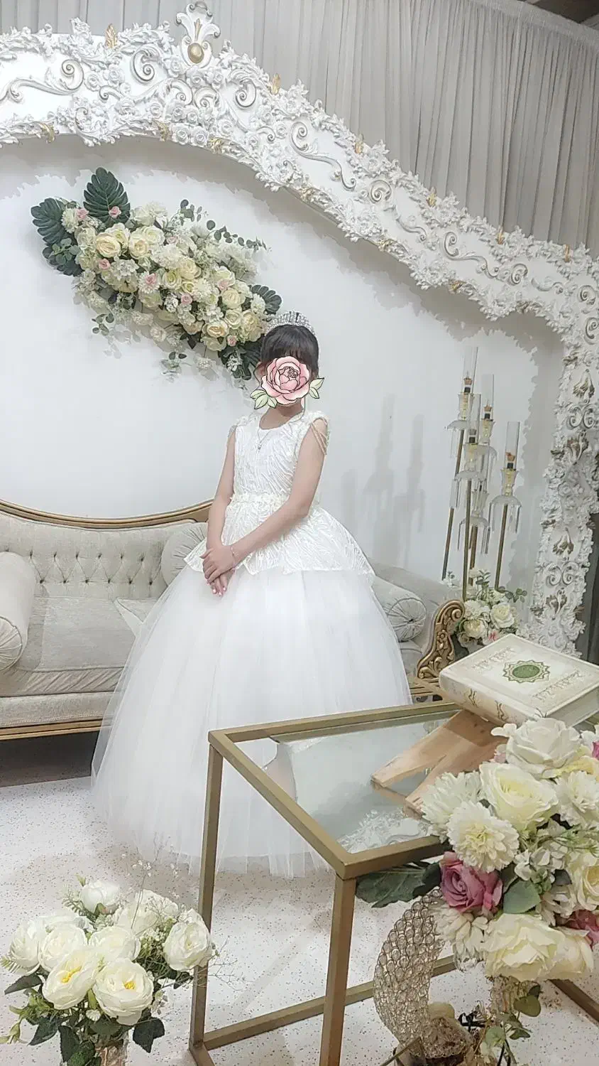 لباس عروس دخترانه جدید|لباس|چناران, |دیوار