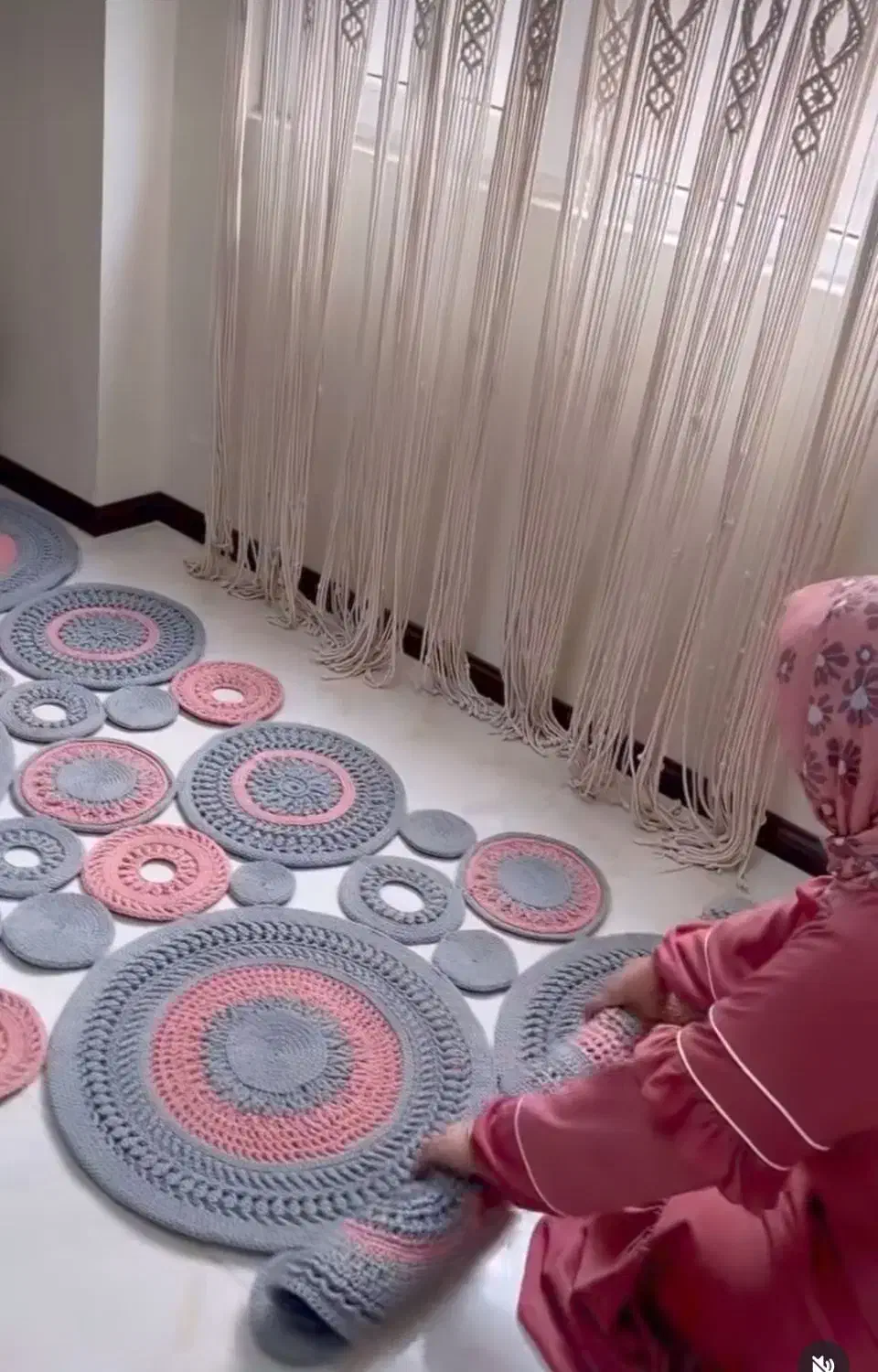 فرشینه مکرومه|فرش|کرج, مهرویلا شمالی|دیوار