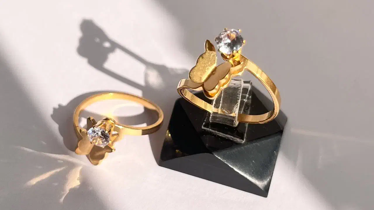 انگشتر استیل رنگ ثابت|بدلیجات|یزد, |دیوار