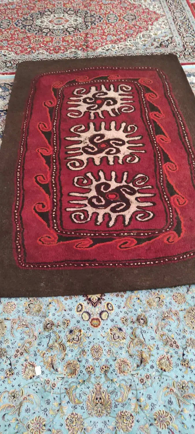 کچه نمد ترکمنی|گلیم، جاجیم، گبه|گنبد کاووس, |دیوار