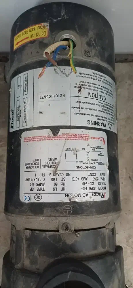 پمپ آب ۱/۵ اسب|مصالح و تجهیزات ساختمان|اصفهان, شهرک کوثر|دیوار