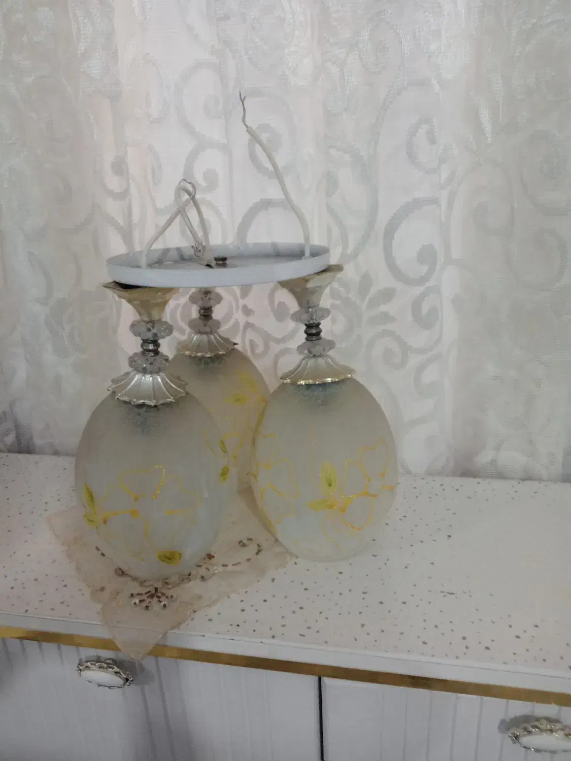 لوستر.یک عددلوسترسه شاخه.تخفیف پای معامله|لوستر و چراغ آویز|خرم‌آباد, |دیوار