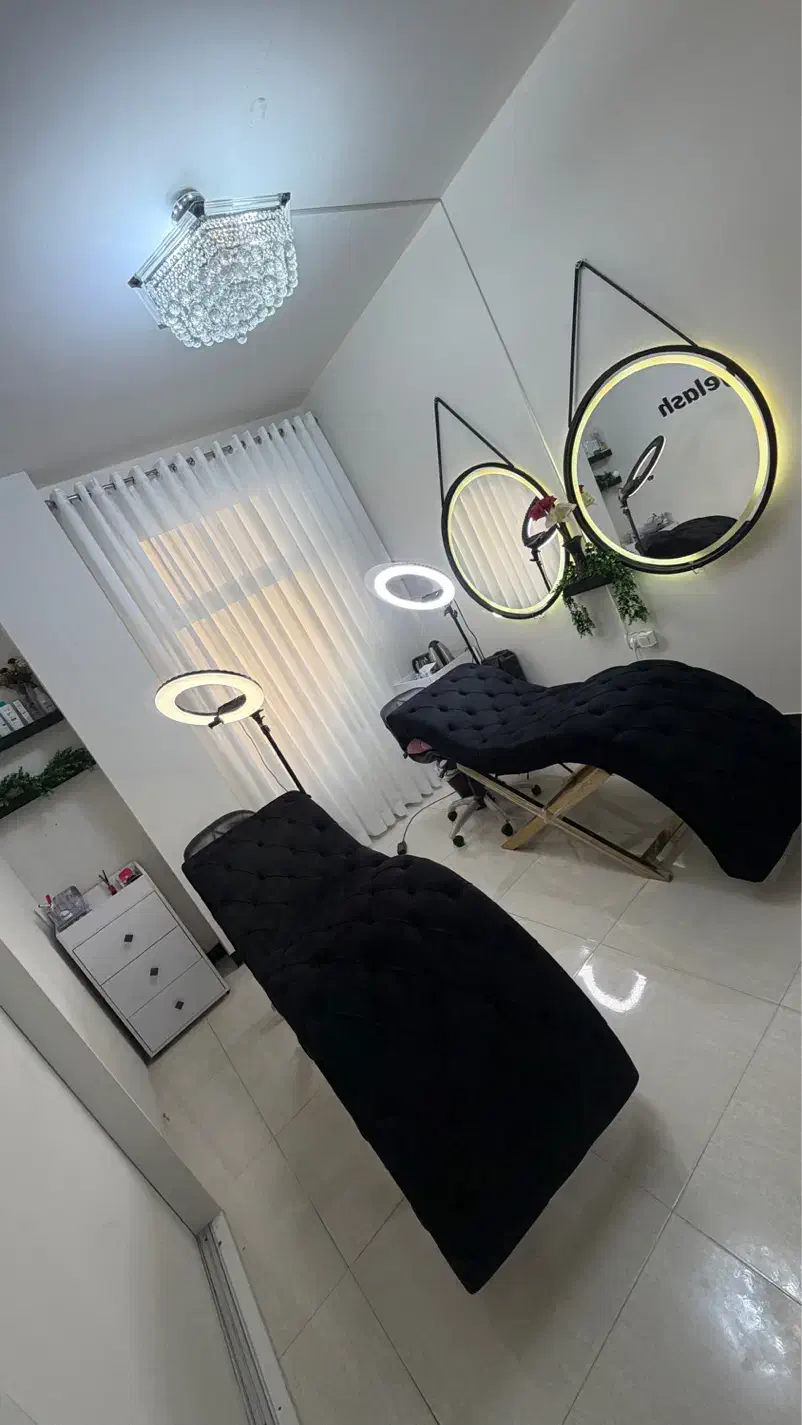 تخت مژه و فیشال و آرایش دائم|آرایشگاه و سالن‌های زیبایی|گرگان, |دیوار