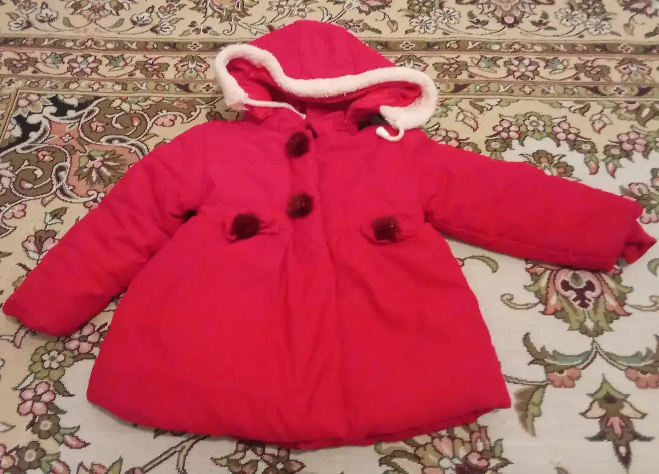 کاپشن دخترانه در حد نو|کفش و لباس بچه|خمین, |دیوار