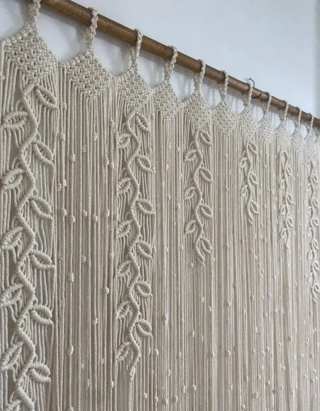 پرده مکرومه بافی|پرده، رانر، رومیزی|تهران, مشیریه|دیوار