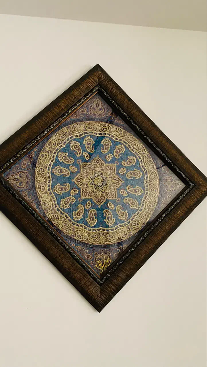 تابلو ترمه|تابلو، نقاشی، عکس|اصفهان, باغ دریاچه|دیوار