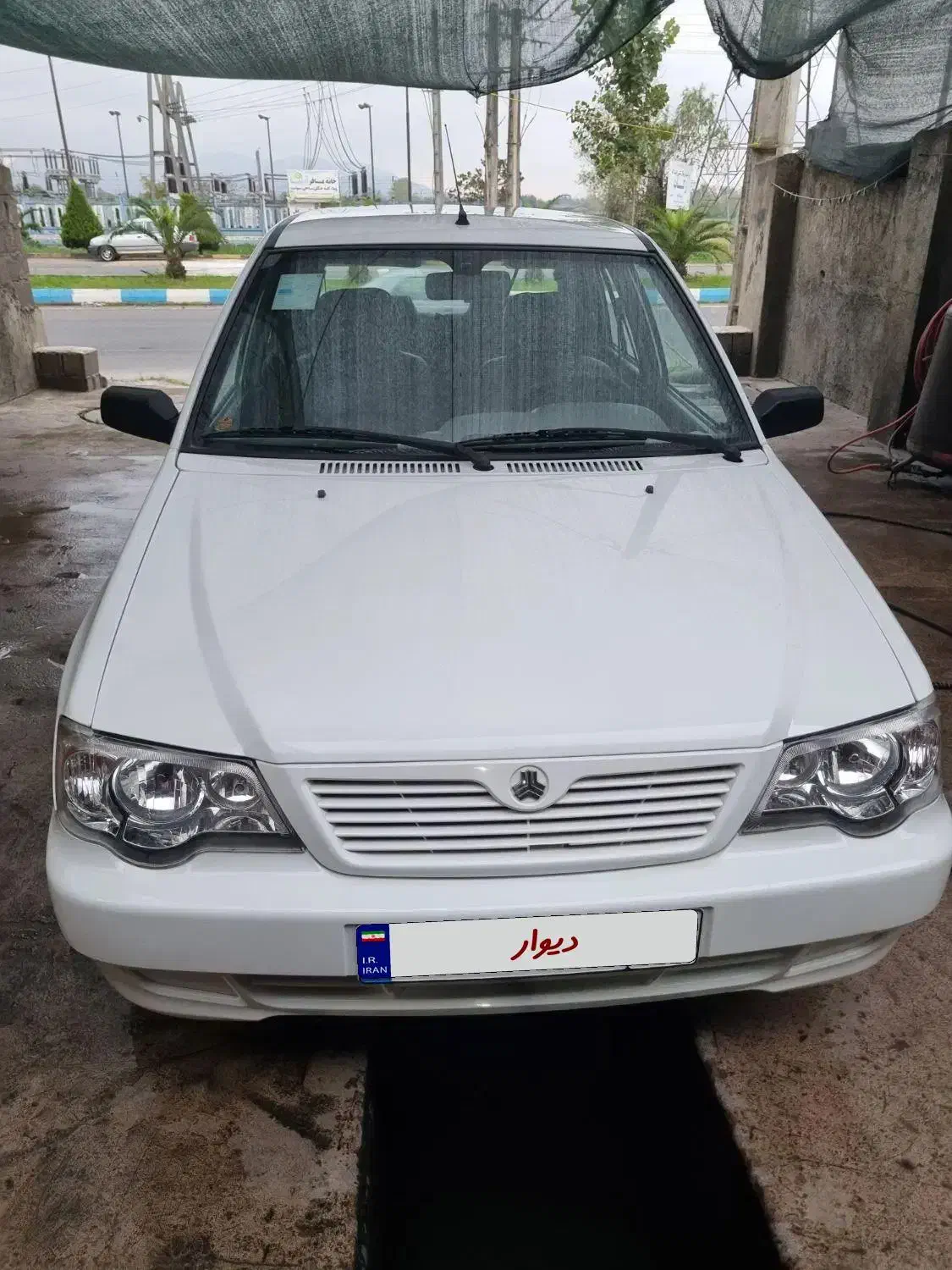 پراید ۱۱۱ سفید تمیز|خودرو سواری و وانت|رشت, بازار|دیوار