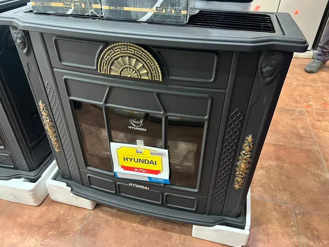 بخاری ۳۵ هزار هیوندا طرح شومینه|بخاری، هیتر، شومینه|رشت, معلم|دیوار