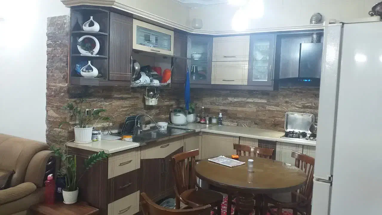 کابینت دست دوم کاملا سالم همراه با هود سالم|جاکفشی، کمد، دراور|بابل, |دیوار