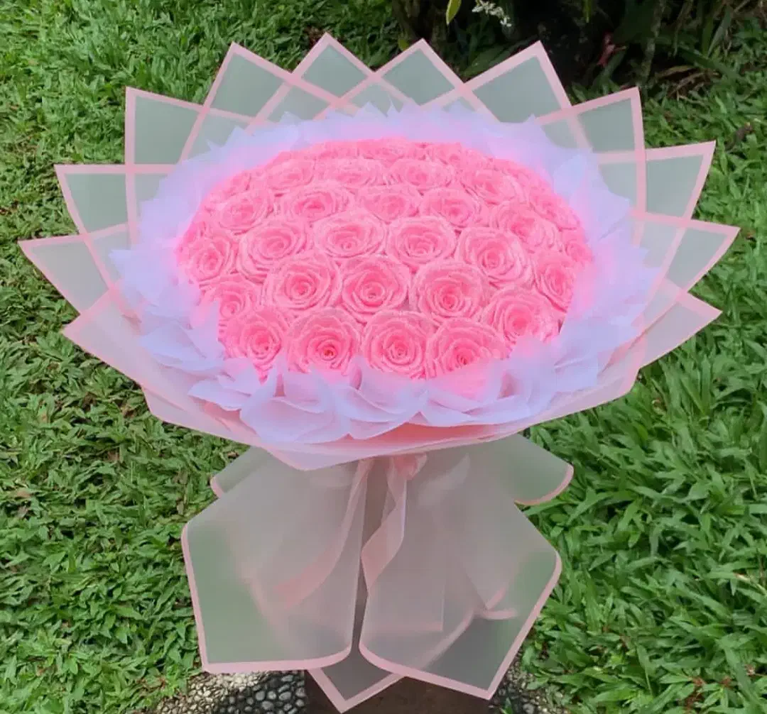 دسته گل باکس گل رز ربانی|گل مصنوعی|اصفهان, شهرک کاوه|دیوار