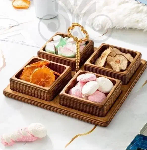 اردو خوری چوبی در حد نو|ظروف سرو و پذیرایی|قم, حنیف نژاد|دیوار