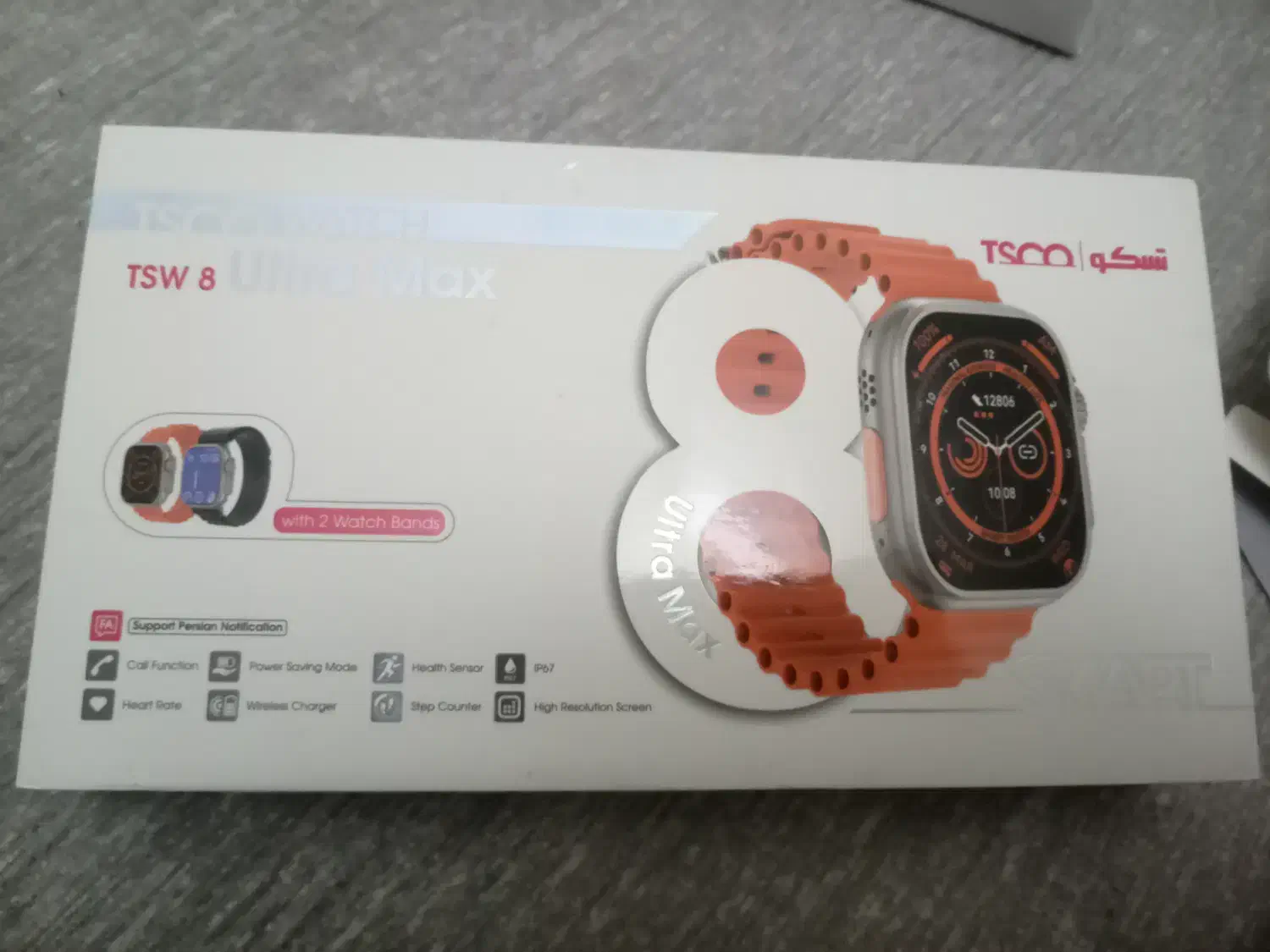 ساعت هوشمند تسکوTsW8 اولترا مکس نو|ساعت|تهران, حکمت|دیوار