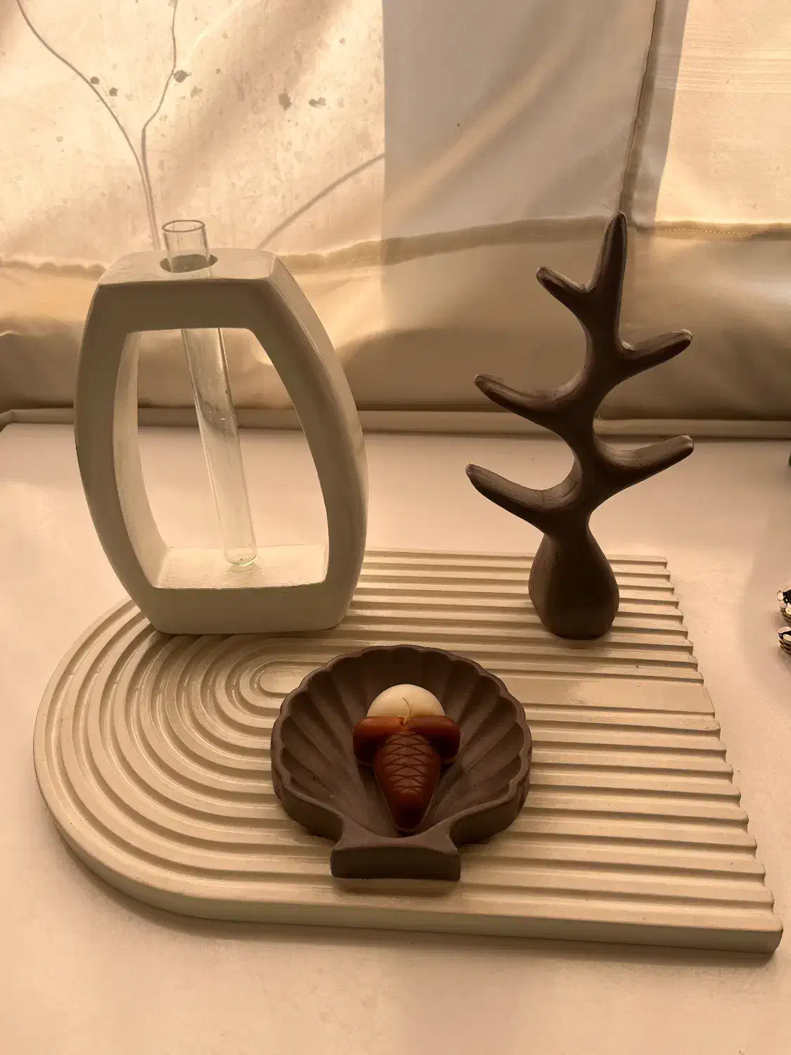 دکوری های سنگ مصنوعی و شمع|مجسمه، تندیس، ماکت|قرچک, زیبا شهر|دیوار