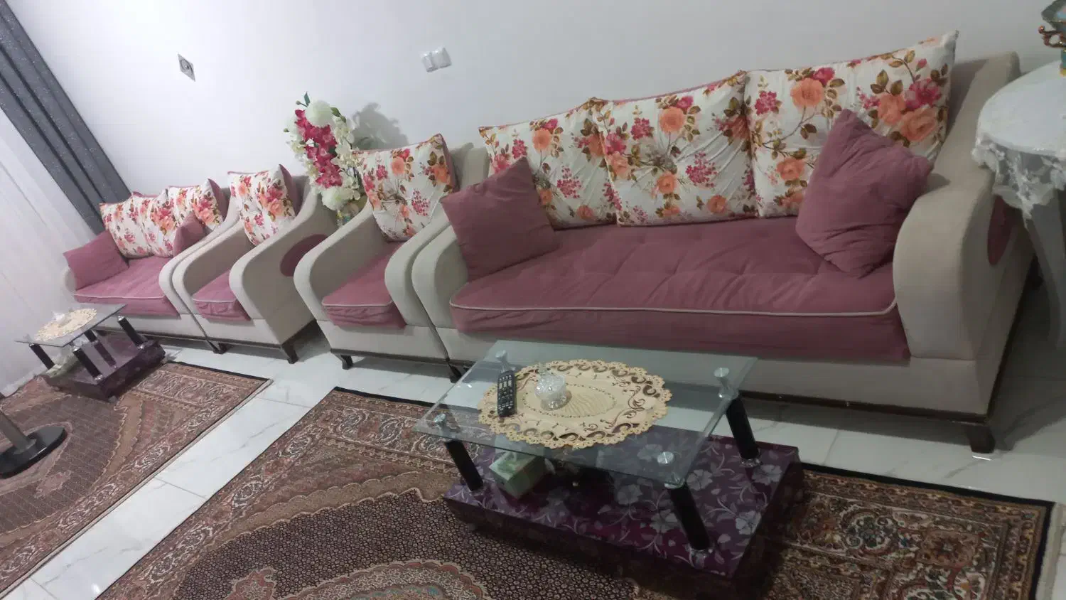 مبل ۸نفره درحد نو|مبلمان خانگی و میز عسلی|خوی, |دیوار