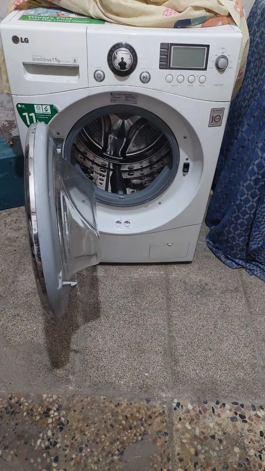 ماشین لباسشویی ال جی ۱۱ کیلویی|ماشین لباسشویی و خشککن لباس|مشهد, هنرور|دیوار