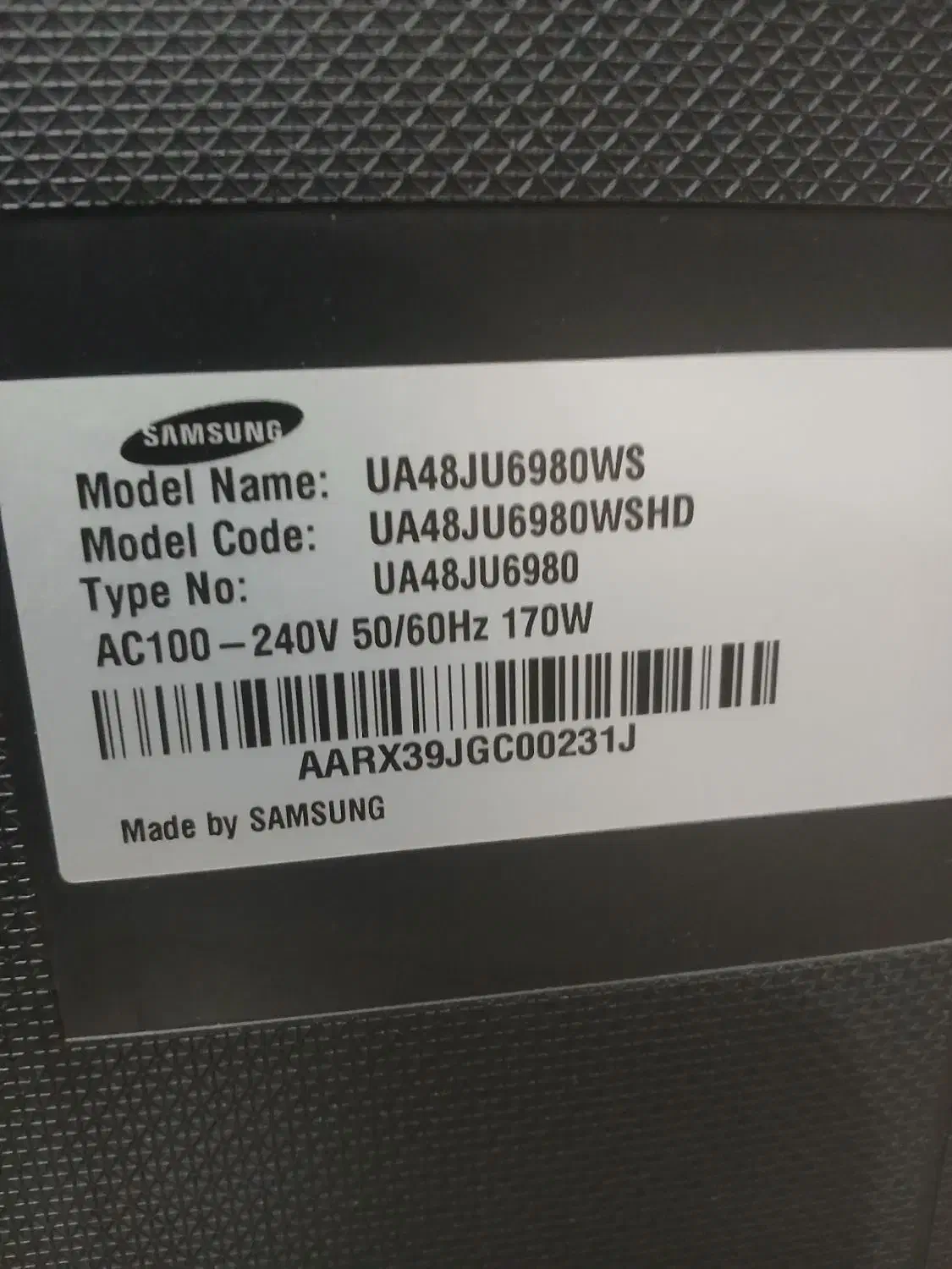 تلویزیون ال ای دی سامسونگ با میز|تلویزیون و پروژکتور|مشهد, سجاد شهر|دیوار