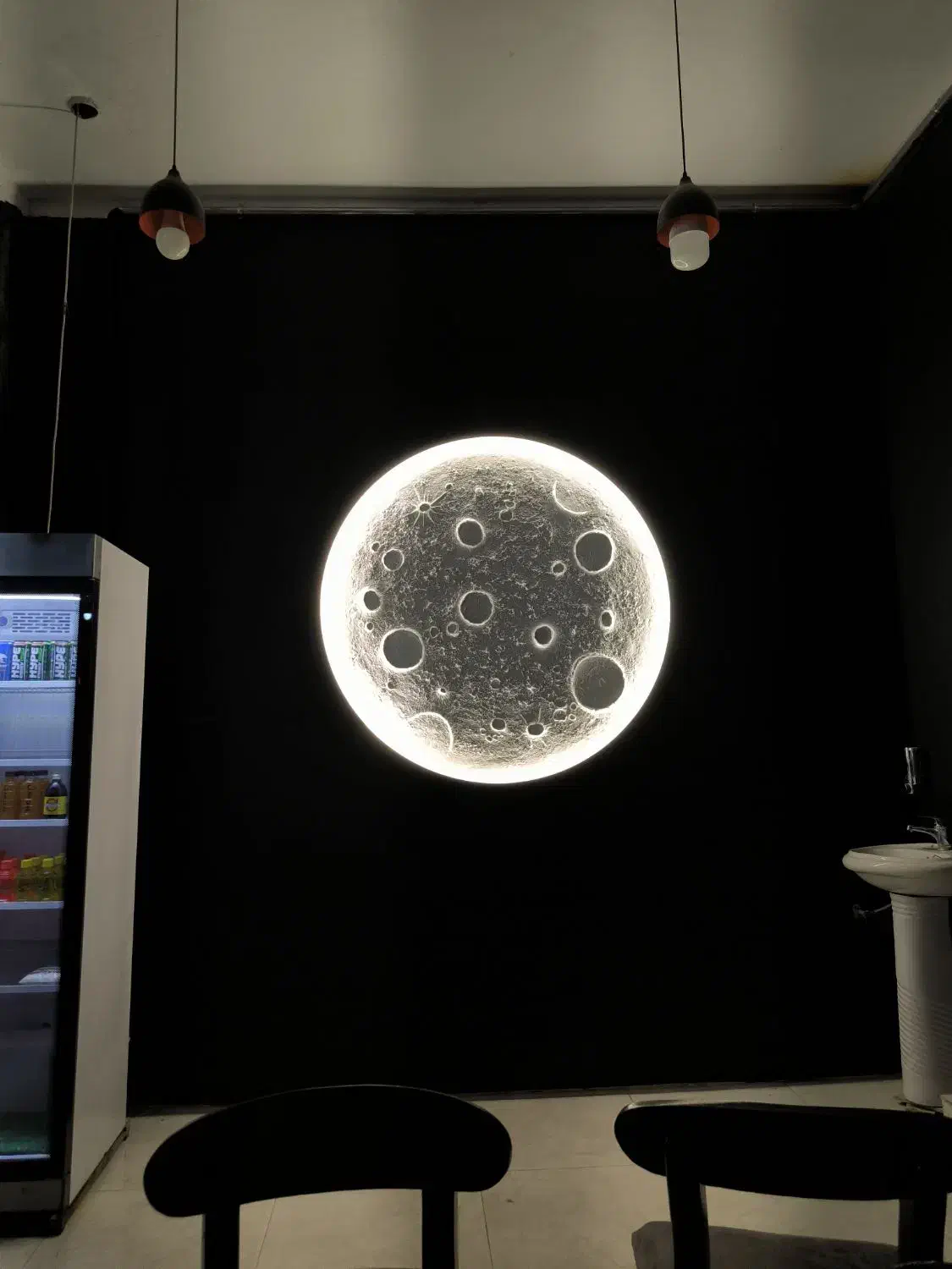 تابلو ماه|تابلو، نقاشی، عکس|نیشابور, گمنام غربی|دیوار