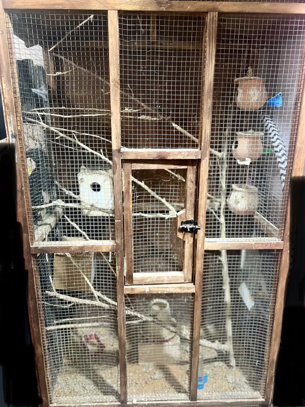 قفس چوبی بزرگ|لوازم جانبی حیوانات|بندر امام خمینی, |دیوار