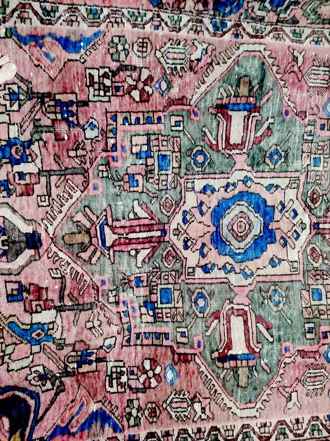 فرش عتیقه|فرش|قم, باجک دو|دیوار