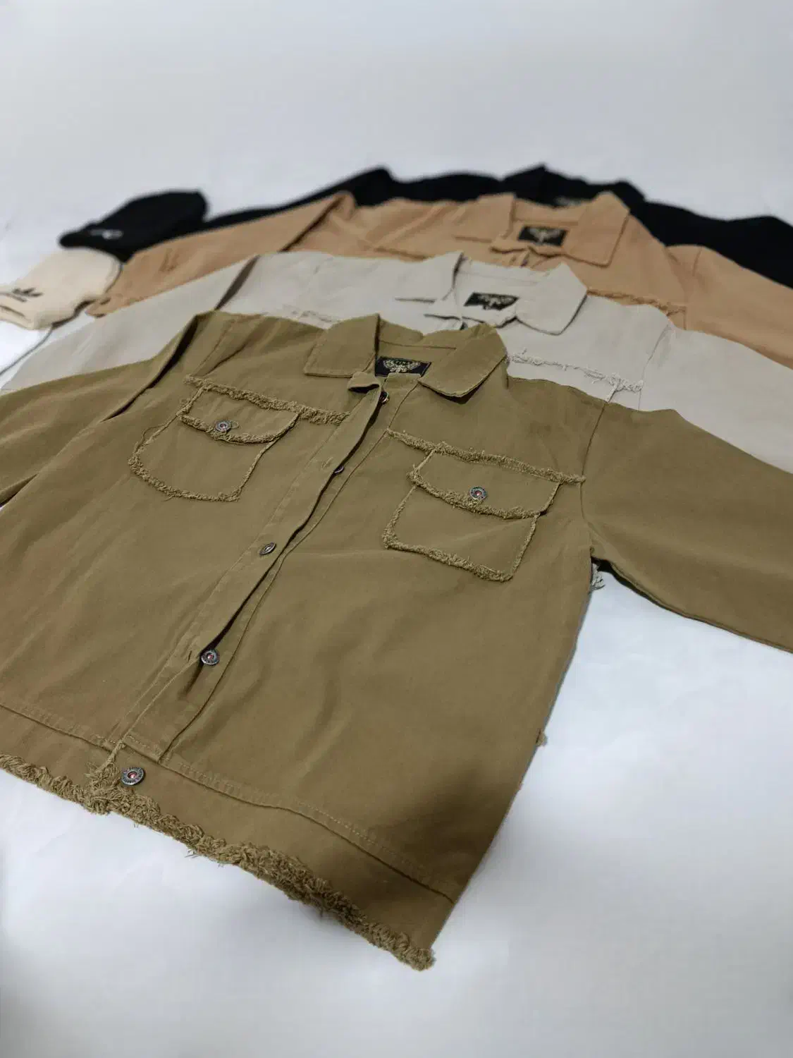 کت کتان پشت گلدوزی|لباس|مبارکه, |دیوار