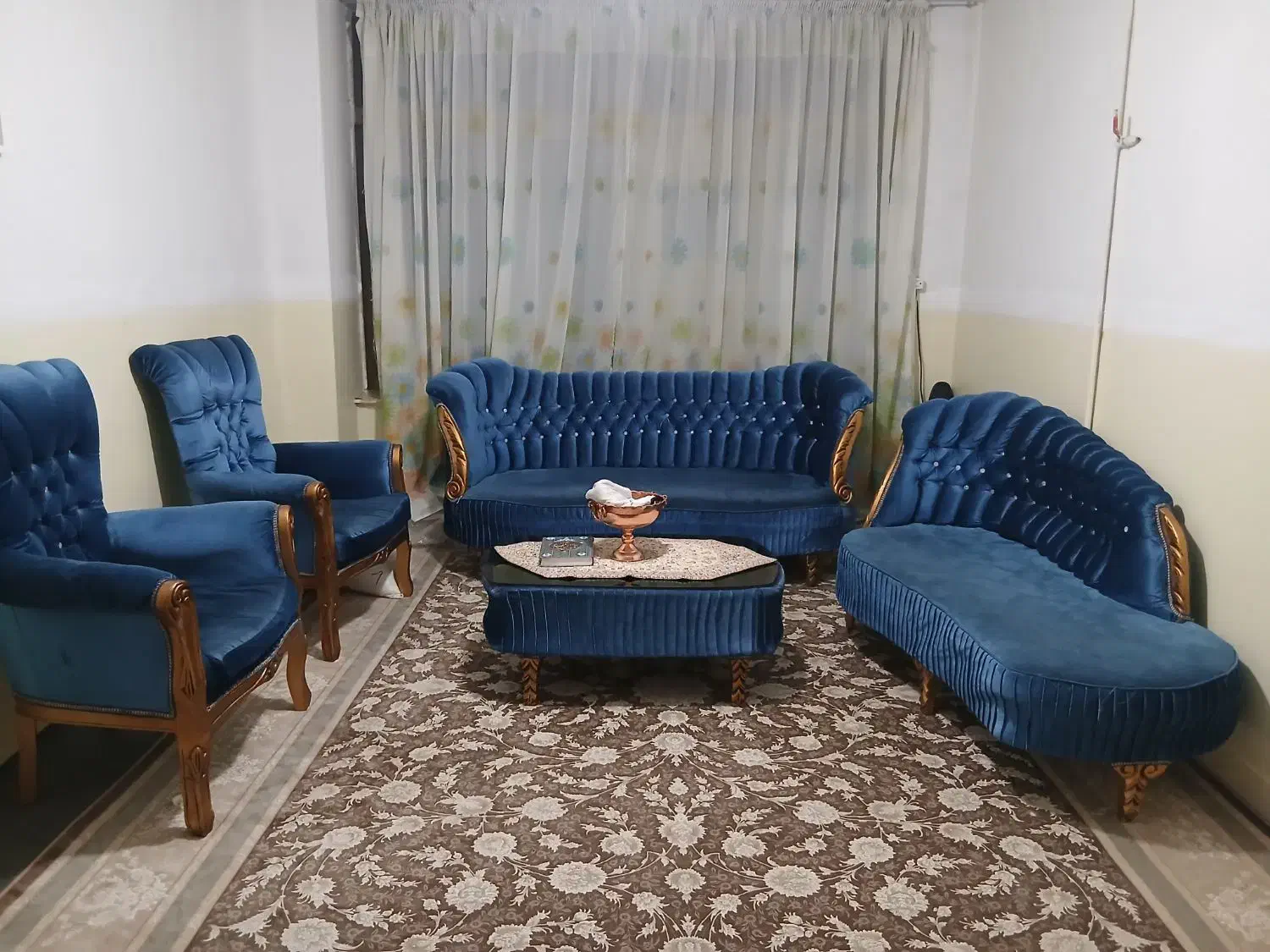 مبلمان ۷ نفره|مبلمان خانگی و میز عسلی|شاهین‌شهر, طالقانی|دیوار