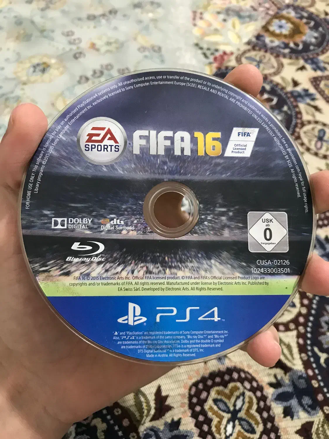 دیسک فیفا ۱۶ ps4|کنسول، بازی ویدئویی و آنلاین|قرچک, مهدیه|دیوار