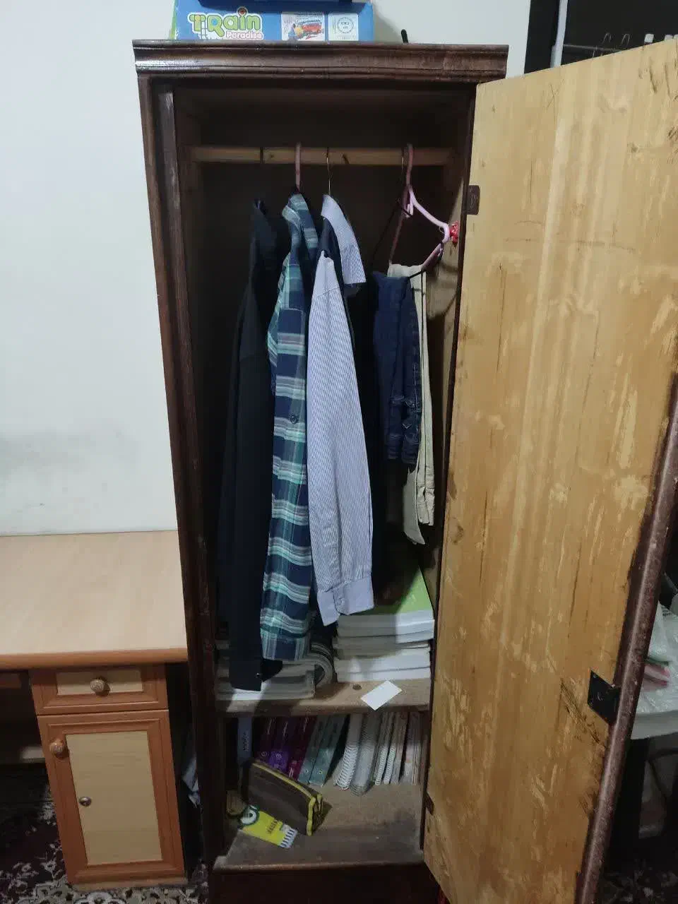 کمد جا لباسی|تخت و سرویس خواب|قم, نیروگاه|دیوار