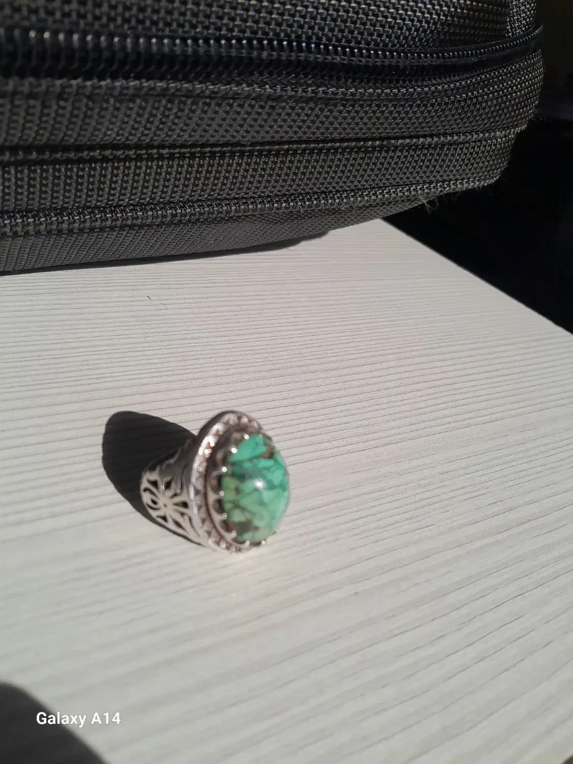 انگشتر فیروزه و یاقوت طبیعی و در مودار طلایی|جواهرات|قم, انسجام|دیوار