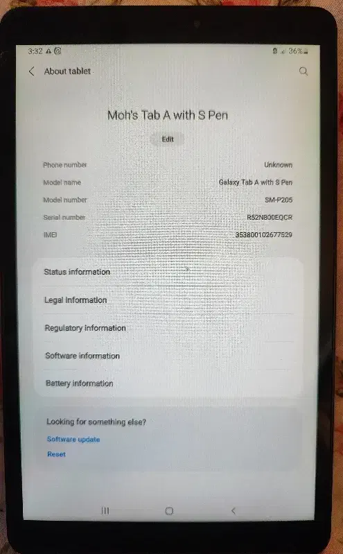 tab a7 (p205)|تبلت|تهران, میدان ولیعصر|دیوار