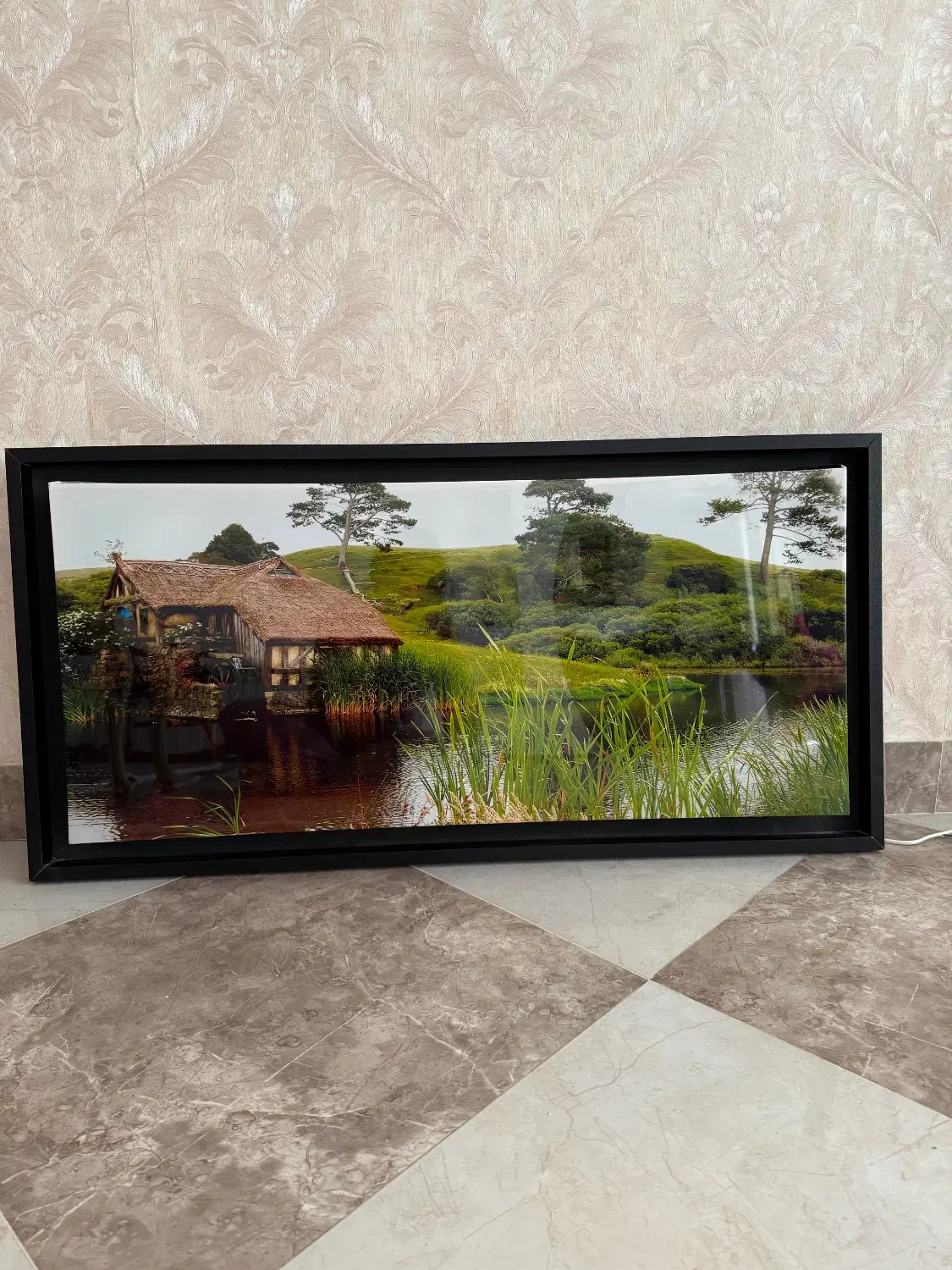 تابلو طبیعت چراغدار|تابلو، نقاشی، عکس|اردبیل, |دیوار