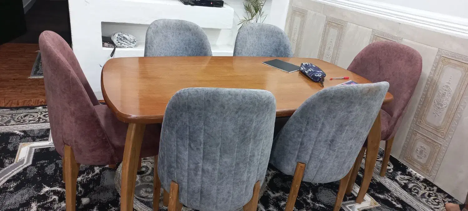 مبل چستر ۷ نفره با نهار خوری|مبلمان خانگی و میز عسلی|اهواز, اسماعیلیه|دیوار