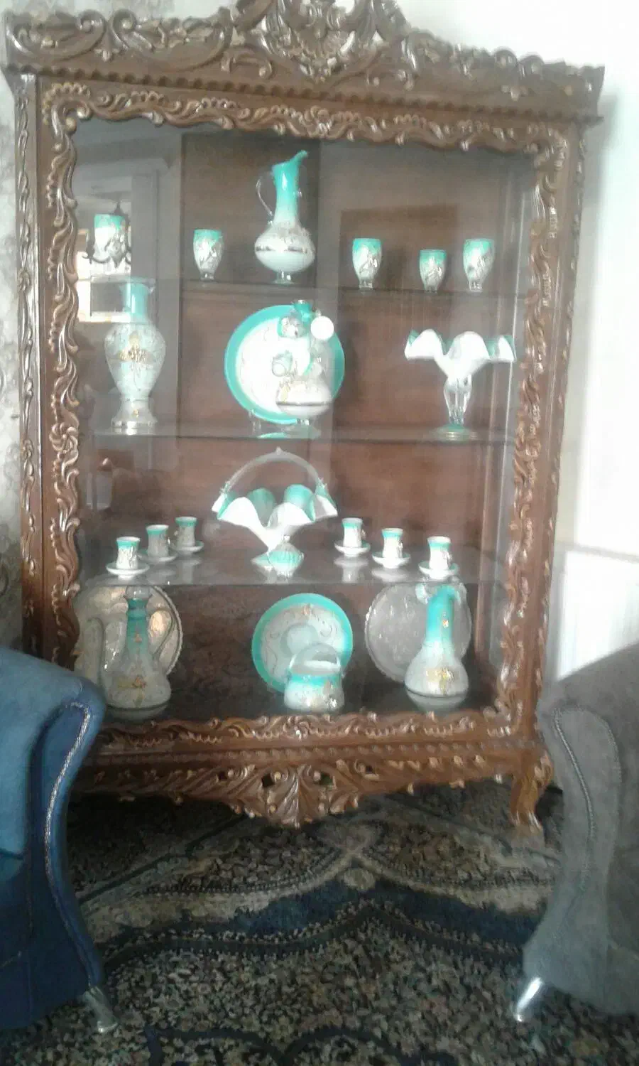 گنجه|بوفه، ویترین، کنسول|گلبهار, شهر جدید گلبهار|دیوار