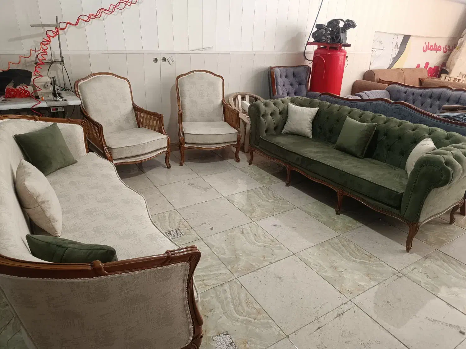 تعمیر مبل فوری|مبلمان خانگی و میز عسلی|سبزوار, پامنار|دیوار