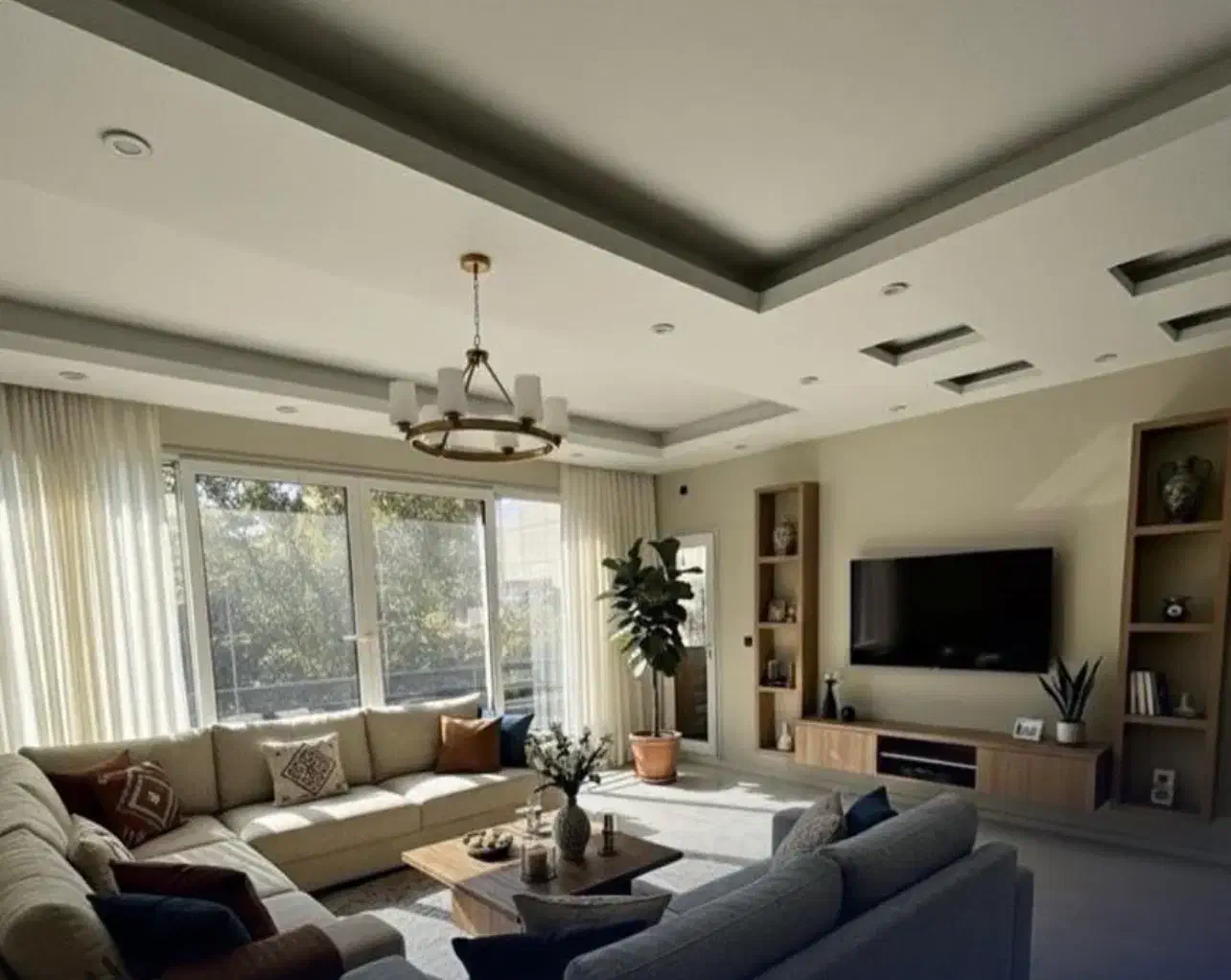 ۸۰متر،سالن‌پرده ،تاپ لوکیشن فول|فروش آپارتمان|تهران, سازمان آب|دیوار