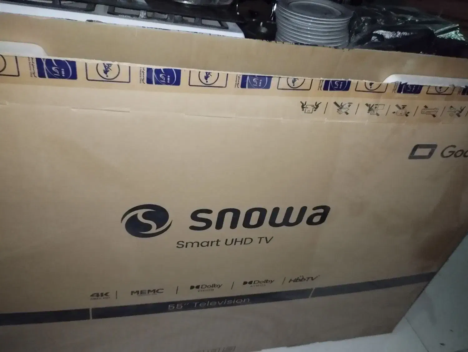 کارتن خالی اسنوا 55 پونصد|تلویزیون و پروژکتور|مشهد, ایثارگران|دیوار