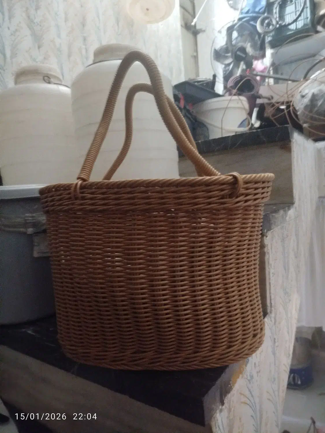 زنبیل مدل حصیری نو|صنایع دستی و سایر لوازم تزئینی|کرمانشاه, |دیوار