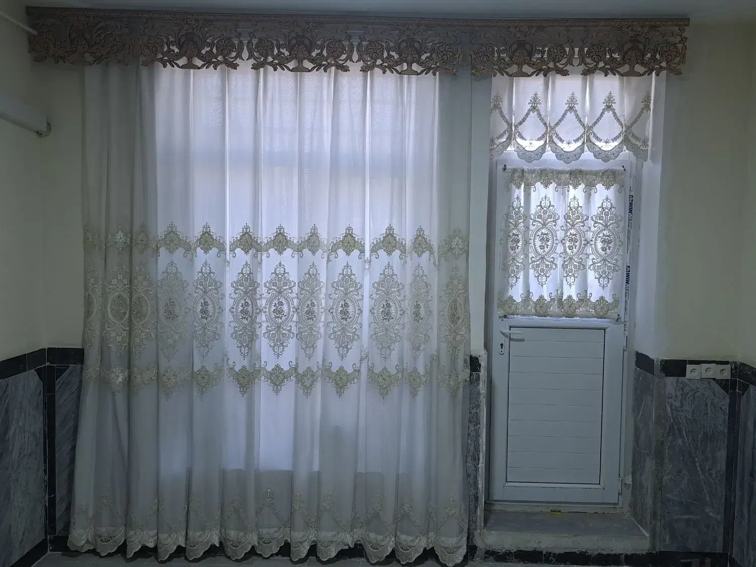 دو عدد پرده|پرده، رانر، رومیزی|ایلام, |دیوار