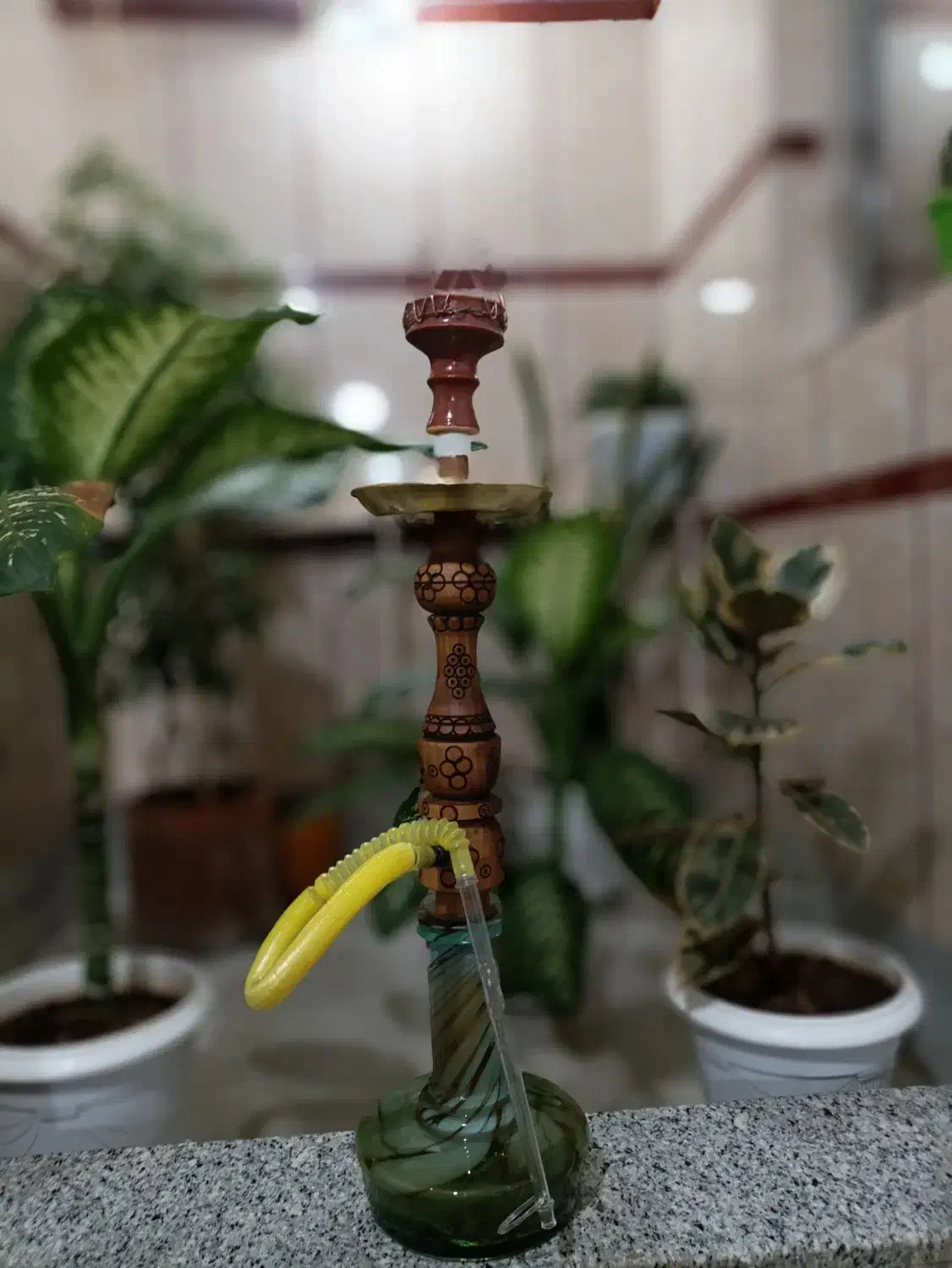 قلیان چوبی|کلکسیون و سرگرمی|همدان, |دیوار