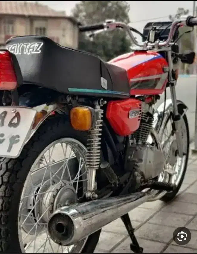 موتور 125 قرمز|موتورسیکلت|لنجان, |دیوار