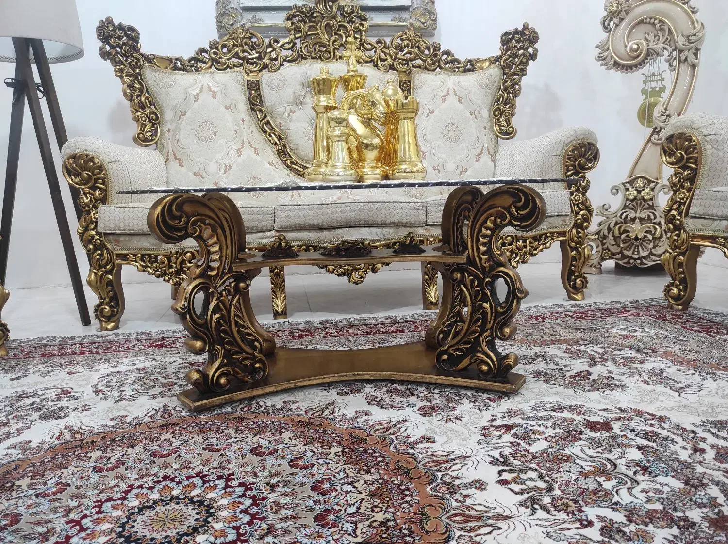 جلومبلی بادوتاعسلی|مبلمان خانگی و میز عسلی|پاکدشت, پاکدشت (مامازند)|دیوار