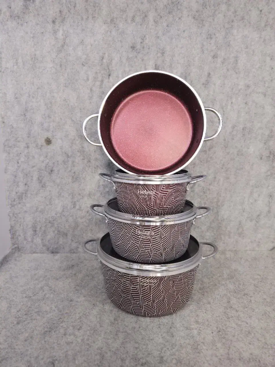 سرویس قابلمه زیگما هلنا چدن گرانیت نچسب تفلن|ظروف پختوپز|تهران, شوش (باغ آذری)|دیوار