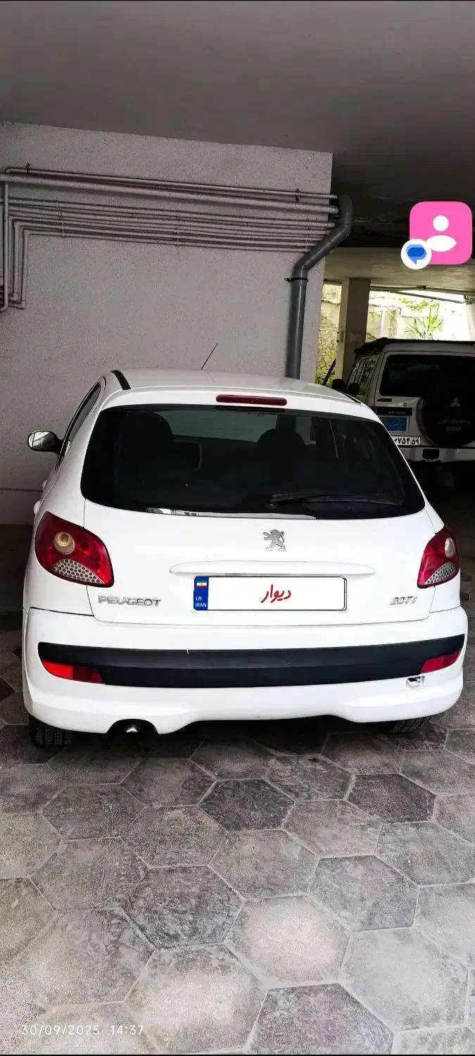 ۲۰۷ اتومات مدل ۹۰ فرانسه سفید کارشناسی موجوده|خودرو سواری و وانت|گرگان, |دیوار