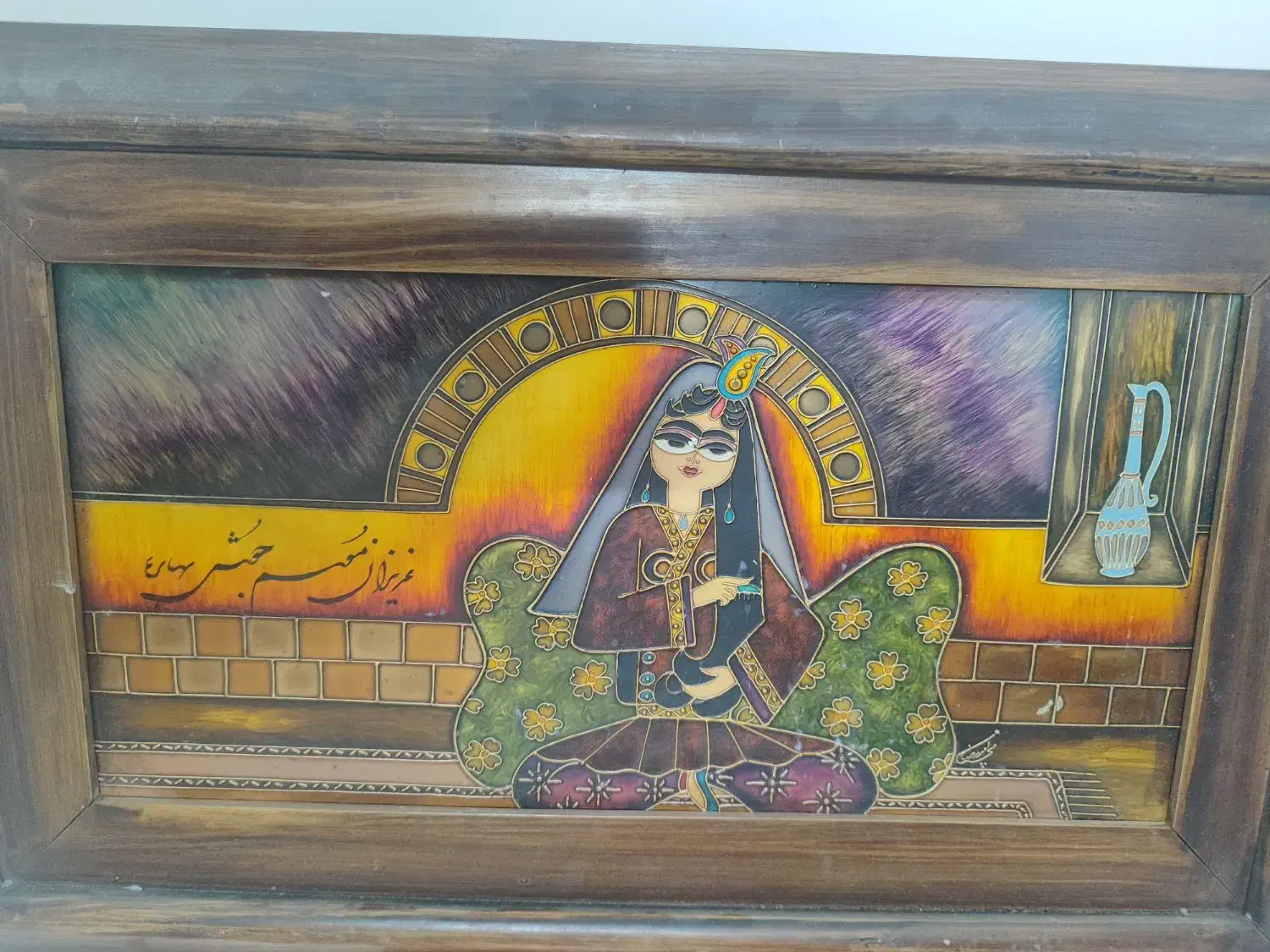 قاب خاتون|تابلو، نقاشی، عکس|خمینی‌شهر, |دیوار